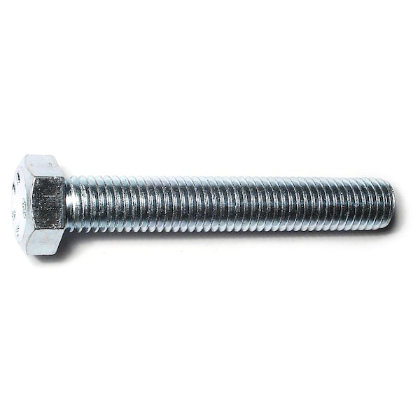 Midwest Fastener 5/8"-11 Hex Head Tap Bolt, Zinc Plated Steel, 4 in L, 25 PK 50835 - main